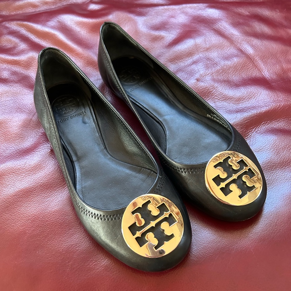 TORY BURCH BALLET SHOES, SIZE 7